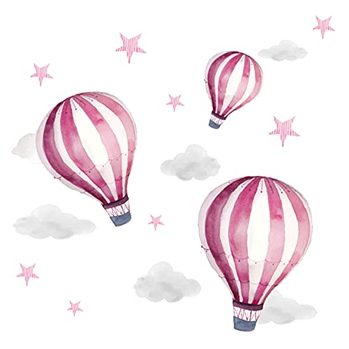 Little Deco Wandtattoo Heißluftballon DL536 M - 139 x 70 cm (BxH) von Little Deco
