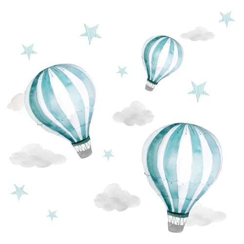 Little Deco Wandtattoo Heißluftballon DL538 S - 68 x 34 cm (BxH) von Little Deco
