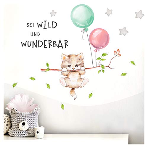 Little Deco Wandtattoo Kinderzimmer Tiere Luftballon Wandaufkleber Deko DL318-D1 Little Deco Wandtattoo Kinderzimmer Tiere Luftballon Wandaufkleber Deko DL318-D1 von Little Deco