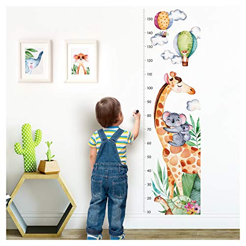 Little Deco Wandtattoo Messlatte 150cm Giraffe Koala Ballons DL355 Little Deco Wandtattoo Messlatte 150cm Giraffe Koala Ballons DL355 von Little Deco