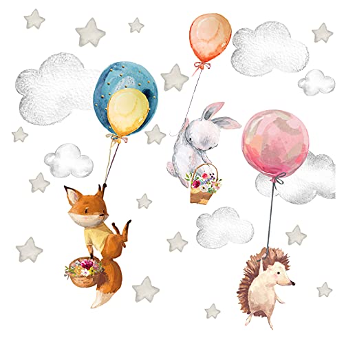 Little Deco Wandtattoo Tiere Ballon Wandsticker Kinderzimmer Wanddeko DL656-1 Little Deco Wandtattoo Tiere Ballon Wandsticker Kinderzimmer Wanddeko DL656-1 von Little Deco