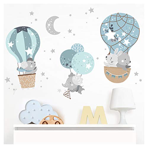 Little Deco Wandtattoo Tiere im Heißluftballon DL510 Little Deco Wandtattoo Tiere im Heißluftballon DL510 von Little Deco