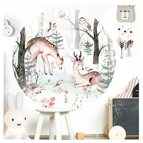 Little Deco Wandtattoo Waldtiere Rehe Eule Igel DL567 M - 60 cm Little Deco Wandtattoo Waldtiere Rehe Eule Igel DL567 M - 60 cm von Little Deco