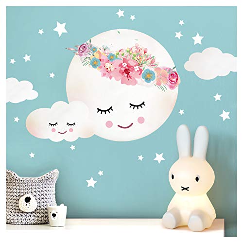 Little Deco Wandtattoo Wolken Mond & Sterne DL264 Little Deco Wandtattoo Wolken Mond & Sterne DL264 von Little Deco