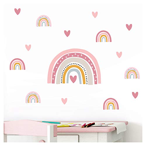 Little Deco Wandtattoo viele Regenbögen mit Herzchen DL487 Little Deco Wandtattoo viele Regenbögen mit Herzchen DL487 von Little Deco