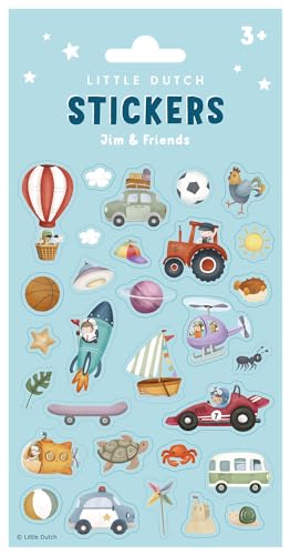 Little Dutch 100747 Aufkleber/Sticker - Jim & Friends Little Dutch 100747 Aufkleber/Sticker - Jim & Friends von Little Dutch