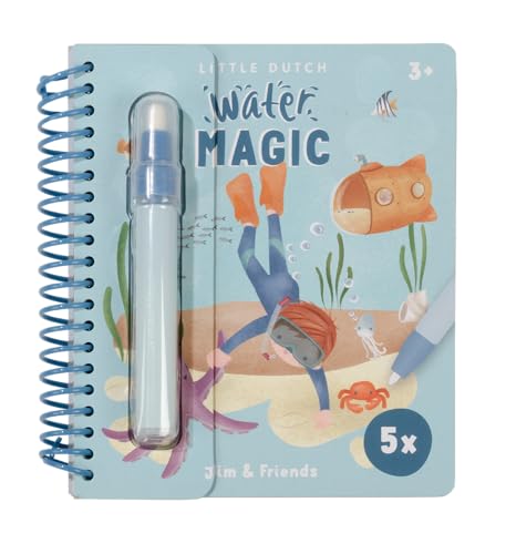 Little Dutch 125469 Buch Water Magic - Jim & Friends von Little Dutch