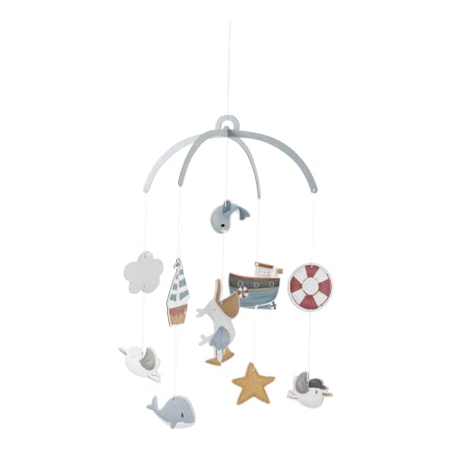 Little Dutch 4770 FSC Mobile Boote - Sailors Bay blau von Little Dutch