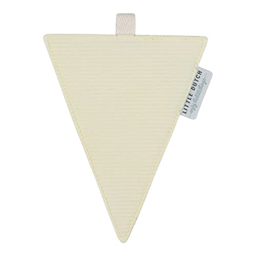 Little Dutch 9546 Stoffanhänger Wimpel gelb für Buchstabenkette von Little Dutch