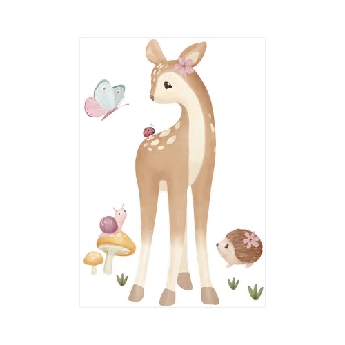 Little Dutch Wandsticker Set Fairy Garden (55x80cm) | 80 x 55 von Little Dutch
