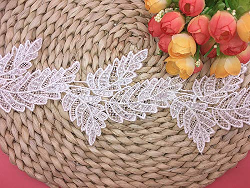 Spitzenbesatz für Stickerei, Motiv Leaf Europa, 9,5 cm breit, für Kleidung, Zubehör, DIY, Tischdecke Spitzenbesatz für Stickerei, Motiv Leaf Europa, 9,5 cm breit, für Kleidung, Zubehör, DIY, Tischdecke von Little lane lace