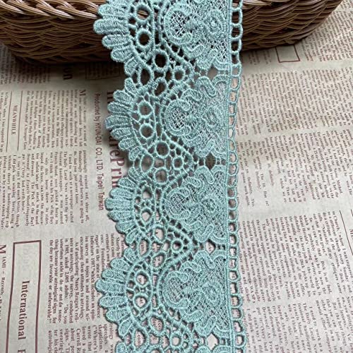 Spitzenbesatz für Stickerei, Motiv: europäische Krone, 9 cm breit, für Kleidung / Zubehör von Little lane lace