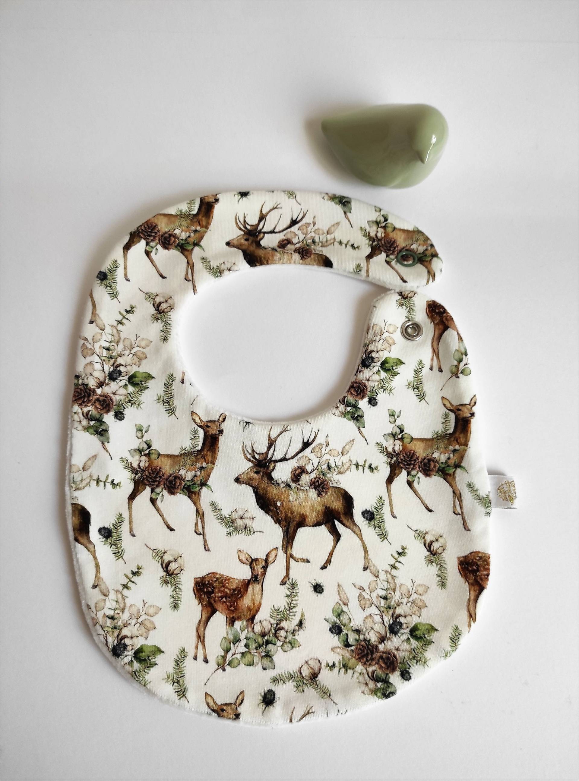 Lätzchen Aus Öko-Tex-Jerseystoff Mit Hirschmuster Lätzchen Aus Öko-Tex-Jerseystoff Mit Hirschmuster von LittleBirdsGarden