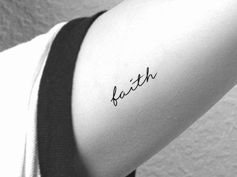 Glaube Temporäres Tattoo von LittleCuteTattoo