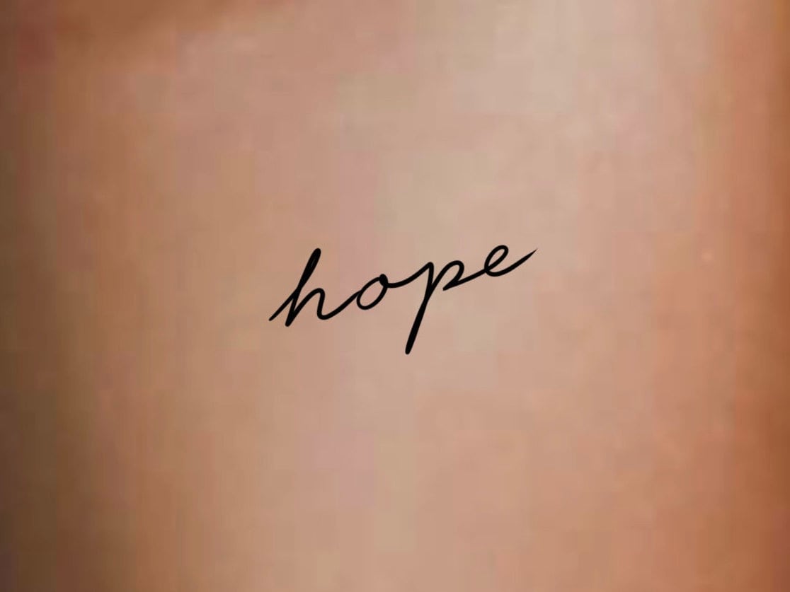 Hoffnung Temporäres Tattoo von LittleCuteTattoo