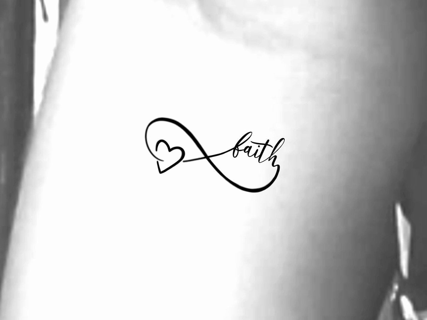 Infinity Faith Temporäres Tattoo/Unendlichkeit Religiöses von LittleCuteTattoo