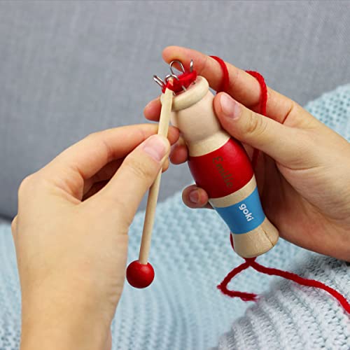 Strickliesel Bastel-Set aus Holz mit Personalisierung von LittleStars