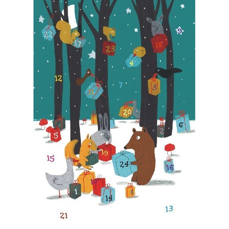 Adventskalender - Weihnachten Bei Den Tieren Im Wald von LittleTiger Verlag