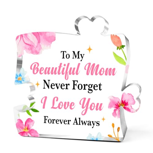 Acryl-Puzzleteil "Never Forget I Love You Forever", Muttertagsgeschenk, Tischdekoration, Geschenke für Mutter, Geburtstag von Sohn, Tochter, Muttertagsgeschenk für Mama Acryl-Puzzleteil "Never Forget I Love You Forever", Muttertagsgeschenk, Tischdekoration, Geschenke für Mutter, Geburtstag von Sohn, Tochter, Muttertagsgeschenk für Mama von Littlefa