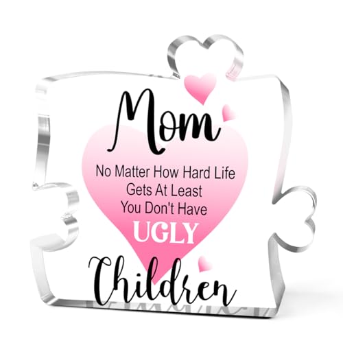 Acryl-Puzzleteil "No Matter How Hard Life Gets", Geschenkidee für Mütter, Geburtstagsgeschenkideen, Tischdekoration, Geschenke für Mutter, Geburtstag von der Tochter, an meine Mutter Acryl-Puzzleteil "No Matter How Hard Life Gets", Geschenkidee für Mütter, Geburtstagsgeschenkideen, Tischdekoration, Geschenke für Mutter, Geburtstag von der Tochter, an meine Mutter von Littlefa