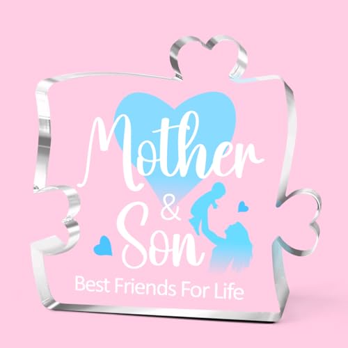 Acryl-Puzzleteil für Mutter und Sohn, beste Freunde fürs Leben, Geburtstagsgeschenkideen, Tischdekoration, Geschenke für Mutter, Geburtstag vom Sohn, Muttertagsgeschenke für Mama Acryl-Puzzleteil für Mutter und Sohn, beste Freunde fürs Leben, Geburtstagsgeschenkideen, Tischdekoration, Geschenke für Mutter, Geburtstag vom Sohn, Muttertagsgeschenke für Mama von Littlefa