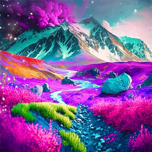 Lituor Bergblume -Malen nach Zahlen für Erwachsene,DIY Handgemalt Ölgemälde-Set auf Leinwand mit Pinseln und Acrylpigment für Kinder Anfänger Kunst für Heimdekoration Geschenk mit Rahmen,30x30cm Lituor Bergblume -Malen nach Zahlen für Erwachsene,DIY Handgemalt Ölgemälde-Set auf Leinwand mit Pinseln und Acrylpigment für Kinder Anfänger Kunst für Heimdekoration Geschenk mit Rahmen,30x30cm von Lituor