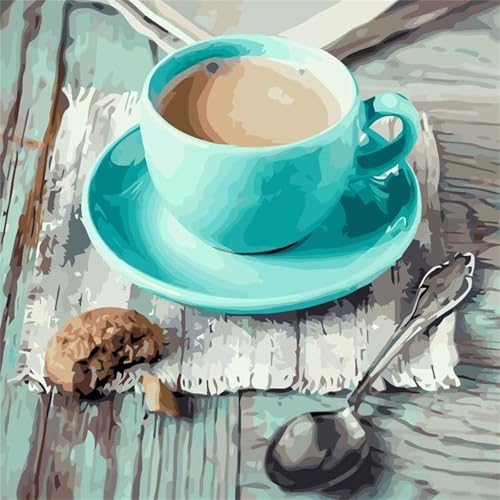 Malen nach Zahlen Erwachsene,Kaffeetassen Malen Nach Zahlen Set für Kinder Anfänger DIY Digital Ölgemälde Kits auf Leinwand mit Pinseln und Acrylpigment ohne Rahmen für Home Wall Decor 70x70cm Malen nach Zahlen Erwachsene,Kaffeetassen Malen Nach Zahlen Set für Kinder Anfänger DIY Digital Ölgemälde Kits auf Leinwand mit Pinseln und Acrylpigment ohne Rahmen für Home Wall Decor 70x70cm von Lituor