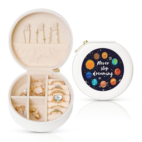 Liulannq Cute Planet Runde Schmuckschatulle aus Leder Liulannq Cute Planet Runde Schmuckschatulle aus Leder von Liulannq