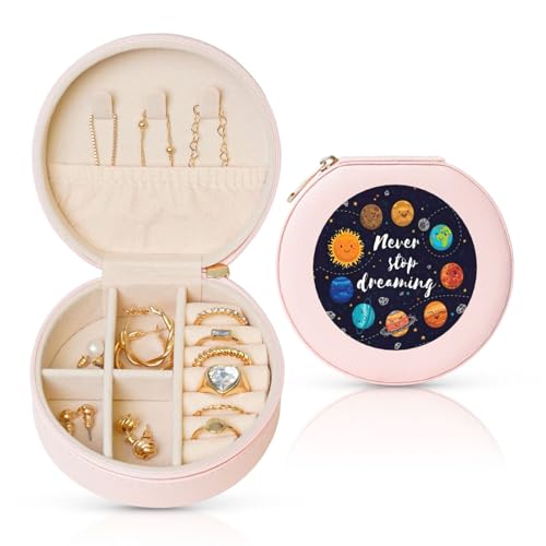 Liulannq Cute Planet Runde Schmuckschatulle aus Leder Liulannq Cute Planet Runde Schmuckschatulle aus Leder von Liulannq