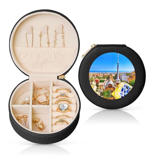 Liulannq Park Runde Schmuckschatulle aus Leder Liulannq Park Runde Schmuckschatulle aus Leder von Liulannq