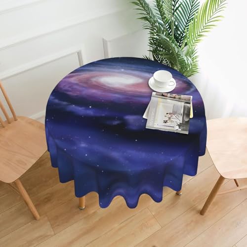 Liulannq Space Spirale, kosmische Energie, runde dekorative lange Tischdecke, 152,4 cm Liulannq Space Spirale, kosmische Energie, runde dekorative lange Tischdecke, 152,4 cm von Liulannq