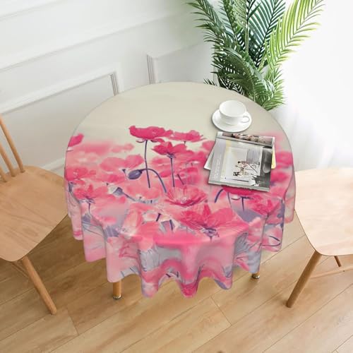 Liulannq Tischdecke, rund, dekorativ, lang, 152,4 cm, Rot Liulannq Tischdecke, rund, dekorativ, lang, 152,4 cm, Rot von Liulannq