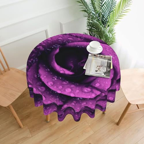 Liulannq Tischdecke, rund, dekorativ, lang, 152,4 cm, Violett Liulannq Tischdecke, rund, dekorativ, lang, 152,4 cm, Violett von Liulannq