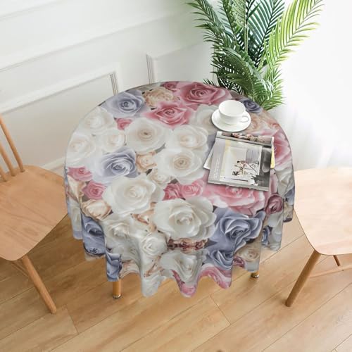 Liulannq Tischdecke, rund, dekorativ, lang, 152,4 cm Liulannq Tischdecke, rund, dekorativ, lang, 152,4 cm von Liulannq