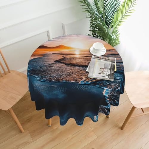 Liulannq Tischdecke, rund, dekorativ, lang, 152,4 cm Liulannq Tischdecke, rund, dekorativ, lang, 152,4 cm von Liulannq