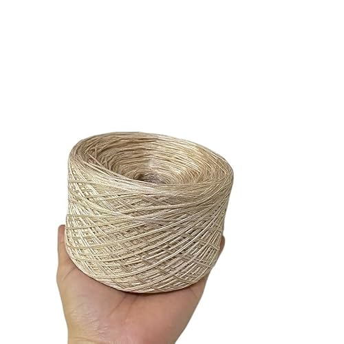 1 Stück Spitzengarn aus reiner Baumwolle und Seide – Cooles handgestricktes Sommer-Hakennadel-Ahle-Rock-Wollknäuel, weicher Stoff for Kleidung(Flower camel) von LiuliuBull