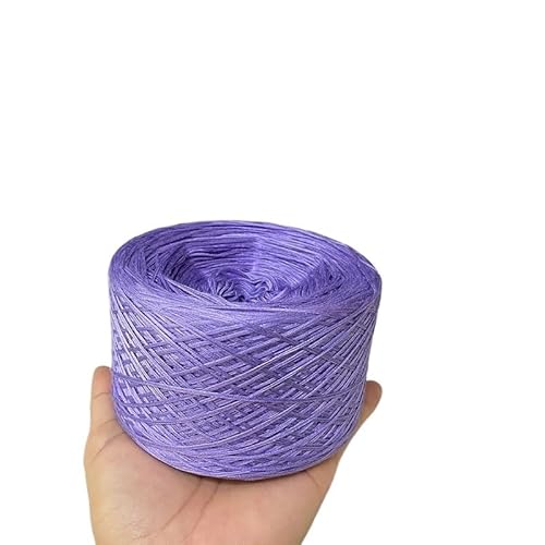 1 Stück Spitzengarn aus reiner Baumwolle und Seide – Cooles handgestricktes Sommer-Hakennadel-Ahle-Rock-Wollknäuel, weicher Stoff for Kleidung(Lavender purple) von LiuliuBull