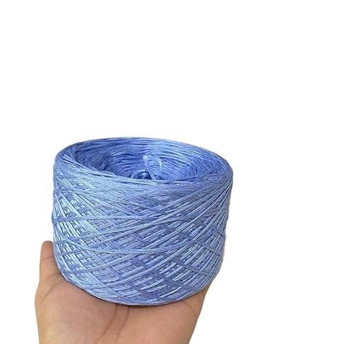1 Stück Spitzengarn aus reiner Baumwolle und Seide – Cooles handgestricktes Sommer-Hakennadel-Ahle-Rock-Wollknäuel, weicher Stoff for Kleidung(Light blue) von LiuliuBull
