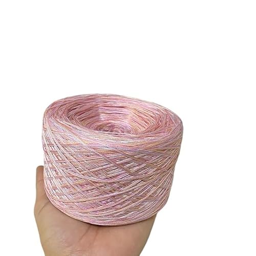 1 Stück Spitzengarn aus reiner Baumwolle und Seide – Cooles handgestricktes Sommer-Hakennadel-Ahle-Rock-Wollknäuel, weicher Stoff for Kleidung(Marshmallow) von LiuliuBull
