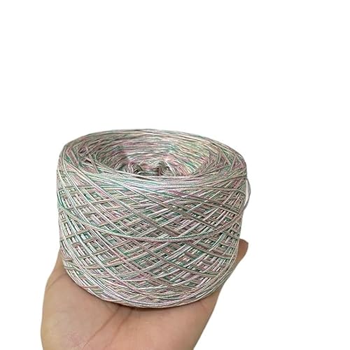 1 Stück Spitzengarn aus reiner Baumwolle und Seide – Cooles handgestricktes Sommer-Hakennadel-Ahle-Rock-Wollknäuel, weicher Stoff for Kleidung(Mint powder) von LiuliuBull