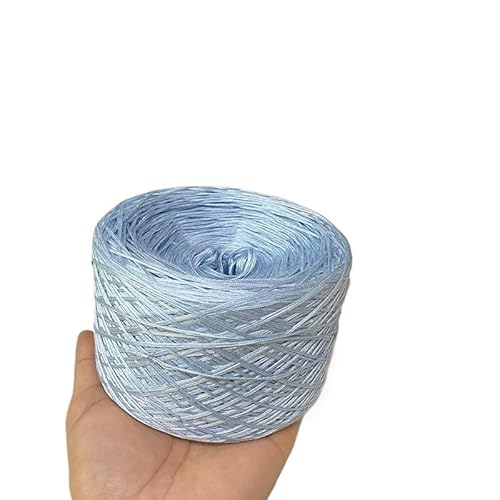1 Stück Spitzengarn aus reiner Baumwolle und Seide – Cooles handgestricktes Sommer-Hakennadel-Ahle-Rock-Wollknäuel, weicher Stoff for Kleidung(Pink blue) von LiuliuBull