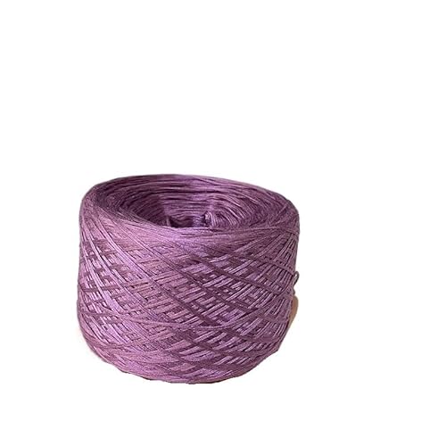 1 Stück Spitzengarn aus reiner Baumwolle und Seide – Cooles handgestricktes Sommer-Hakennadel-Ahle-Rock-Wollknäuel, weicher Stoff for Kleidung(Rose purple) von LiuliuBull