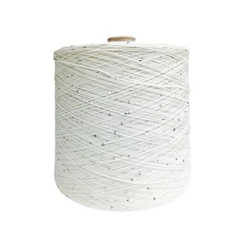 100 g, 800 m, 2 mm, Pailletten-Baumwollgarn for DIY-Strick- und Häkeldekorationen(32color) von LiuliuBull