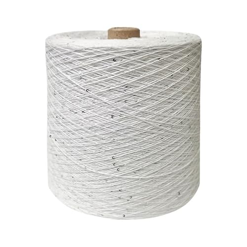 100 g, 800 m, 2 mm, Pailletten-Baumwollgarn for DIY-Strick- und Häkeldekorationen(33color) von LiuliuBull