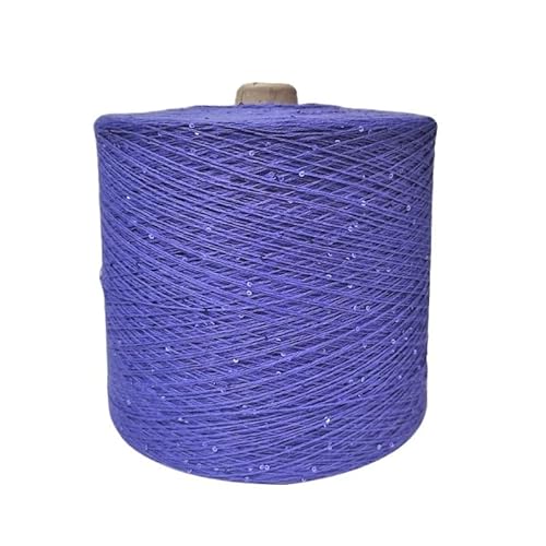 100 g, 800 m, 2 mm, Pailletten-Baumwollgarn for DIY-Strick- und Häkeldekorationen(45color) von LiuliuBull