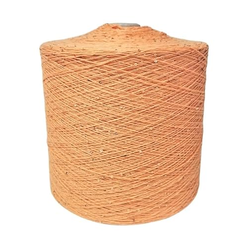 100 g, 800 m, 2 mm, Pailletten-Baumwollgarn for DIY-Strick- und Häkeldekorationen(60Color) von LiuliuBull