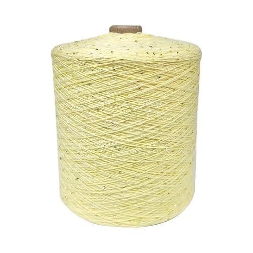 100 g, 800 m, 2 mm, Pailletten-Baumwollgarn for DIY-Strick- und Häkeldekorationen(71Color) von LiuliuBull