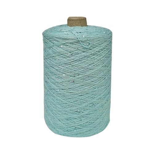 100 g, 800 m, 2 mm, Pailletten-Baumwollgarn for DIY-Strick- und Häkeldekorationen(78Color) von LiuliuBull