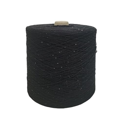 100 g, 800 m, 2 mm, Pailletten-Baumwollgarn for DIY-Strick- und Häkeldekorationen(81color) von LiuliuBull