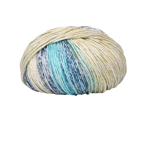 100 g Baumwollgarn for Selberstricken – Segmentfärbung, Wollknäuel aus reiner Baumwolle for Handstrickprojekte(Blue) von LiuliuBull